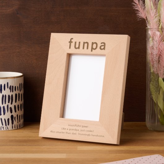 Opa Funny Definition geëtst Afbeelding Lijst Gegraveerde Lijstjes (Links)