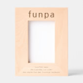 Opa Funny Definition geëtst Afbeelding Lijst Gegraveerde Lijstjes (Voorkant)