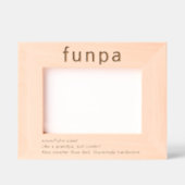 Opa Funny Definition geëtst Afbeelding Lijst Gegraveerde Lijstjes (Voorkant)