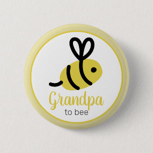 Opa gaat honingbij Baby shower Button bijen