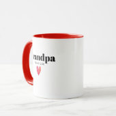 Opa Geboorteaankondiging Mok (Voorkant links)