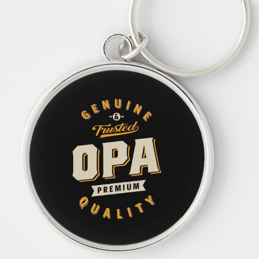 Opa Genuine en Trusted Sleutelhanger (Voorkant)