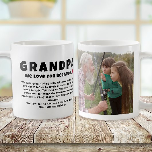 Opa Gepersonaliseerd Fotocadeau van Kinder Koffiemok