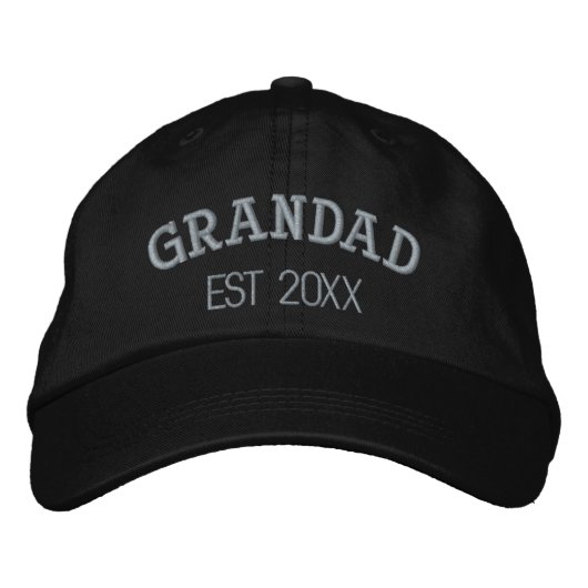 Opa Gepersonaliseerd Geschenk Voor Opa Aangepaste Geborduurde Pet (Voorkant)