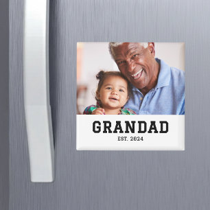 Opa Gevestigd Fotocadeau Magneet