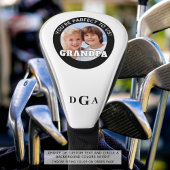 Opa Gezegde Foto Monogram Aangepaste kleuren Golfheadcover