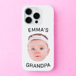 Opa Gift, Aangepaste Baby Gezicht, Foto Gift iPhone 16 Pro Hoesje<br><div class="desc">Custom Baby Face Grandpa Gift, Vervang het gezicht van deze baby met je favoriete foto (zorg ervoor dat je zoveel mogelijk op het gezicht bijsnijdt en gebruik een app om de achtergrond te verwijderen) en personaliseer deze grappige mok met je kind, man of vriend erop! Ook een leuke en unieke...</div>
