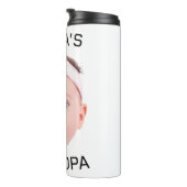 Opa Gift, Aangepaste Baby Gezicht, Foto Gift Thermosbeker (Geroteerd rechts)