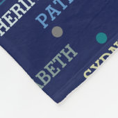 Opa Gift kleinkinderen 3-4 namen Fleece Deken (Hoek)