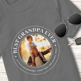 Opa Gift Love You Papa Beste opa ooit Foto T-shirt
