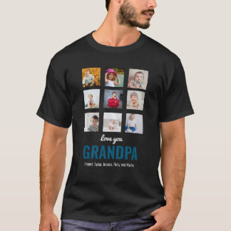 Opa Gift | Love You Papa Foto T-shirt