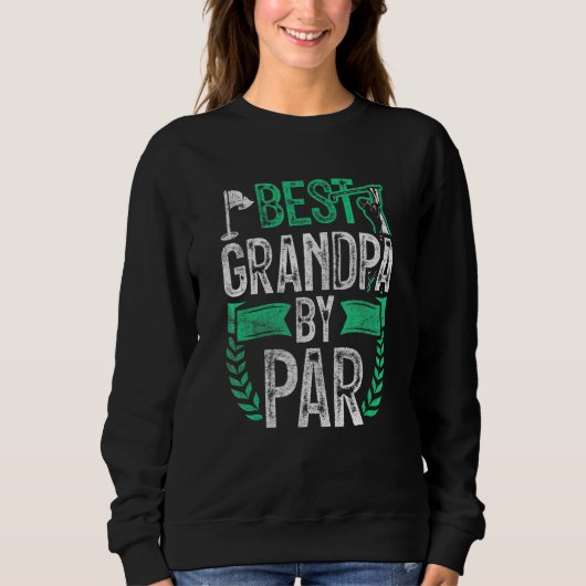 Opa Golfing Best Grandpa, Par Golfer Trui (Voorkant)