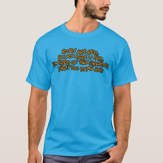 Opa graaft gaten... t-shirt (Voorkant)