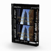 Opa Gramps Grandpa Two Photo Collage Fotoblokken (Rechts)