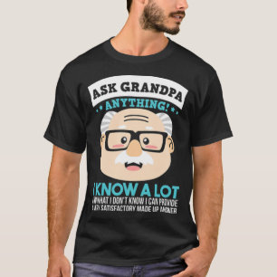 Opa Grandfather Funny Cartoon amaste shirt past bi