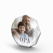 Opa Grandpa Jaar ingesteld Fotoblokken (Rechts)