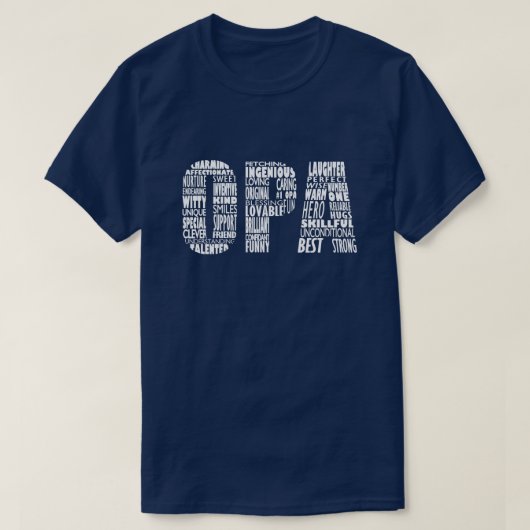 Opa Grandpa Vaderdag Gift T-Shirt (Design voorkant)