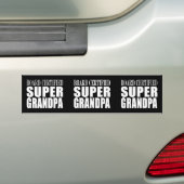 Opa Grandpas Board Certified Super Grandpa Bumpersticker (Op auto)