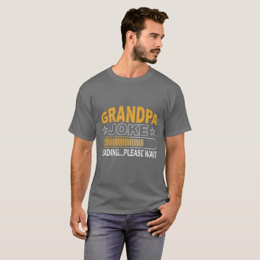 opa grappige grap woord kunst t-shirt (Voorkant volledig)