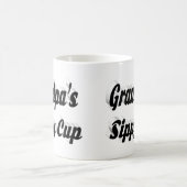 Opa grappige koffie citaat zwarte tekst koffiemok (Center)