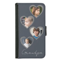 Opa Grey Hearts Kleinkinderen Fotocollage
