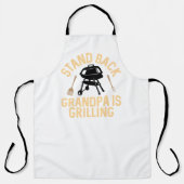 Opa grilt schort (Voorkant)