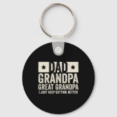 Opa Groot Opa Father39s Day Shirt van GRA Sleutelhanger (Voorkant)