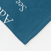 Opa Grootvader Definitie Blauw Fleece Deken (Hoek)