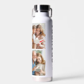 opa | Grootvader Eenvoudig 4 Aangepast fotojaar Waterfles (Voorkant)