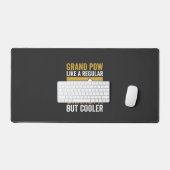 Opa Grootvader Hond Liefhebber Retro Bureaumat (Keyboard & Muis)
