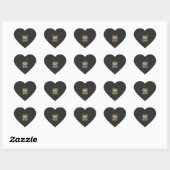 Opa Grootvader Hond Liefhebber Retro Hart Sticker (Vel)