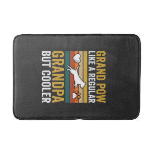 Opa Grootvader Hondenliefhebber Retro Badmat