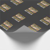 Opa Grootvader Hondenliefhebber Retro Cadeaupapier (Hoek)
