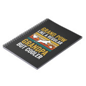 Opa Grootvader Hondenliefhebber Retro Notitieboek (Linkerzijde)