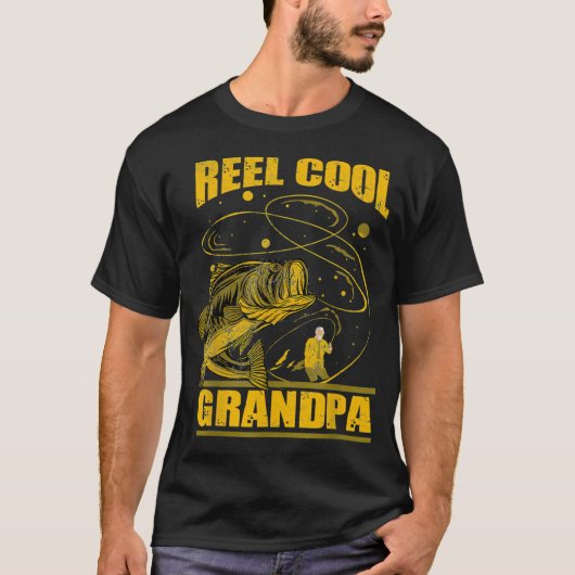 Opa Grootvader Jagers Opa Vissen Vis T-shirt (Voorkant)