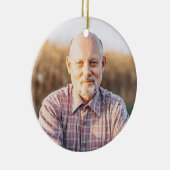 Opa Grootvader Opa Definitie Foto Kerstmis Keramisch Ornament (Rechts)