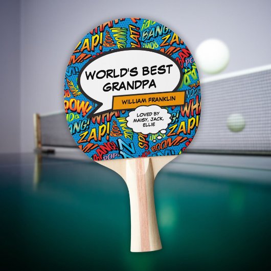 Opa Grootvader Opa Grappig Modern Cool Tafeltennisbatje