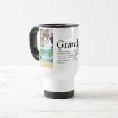 Opa Grootvader Papa Definitie 4 Foto Reisbeker (Voorkant links)