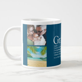 Opa Grootvader Papa Definitie Fotocollage Grote Koffiekop