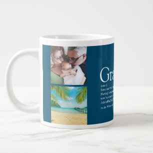 Opa Grootvader Papa Definitie Fotocollage Grote Koffiekop