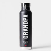 opa | Grootvader Simple 4 Photo Black Waterfles (Links)