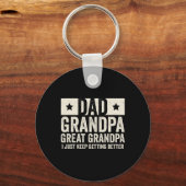 Opa Grote Opa Vader#39; s Dag Van Grandki Sleutelhanger (Voorkant)