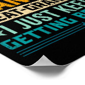 Opa Grote Opa Vaders Dag Poster (Hoek)