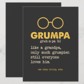Opa - Grumpa - Definitie (Voorkant / Achterkant)