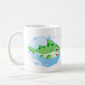 Opa Haai - Groen Koffiemok (Links)