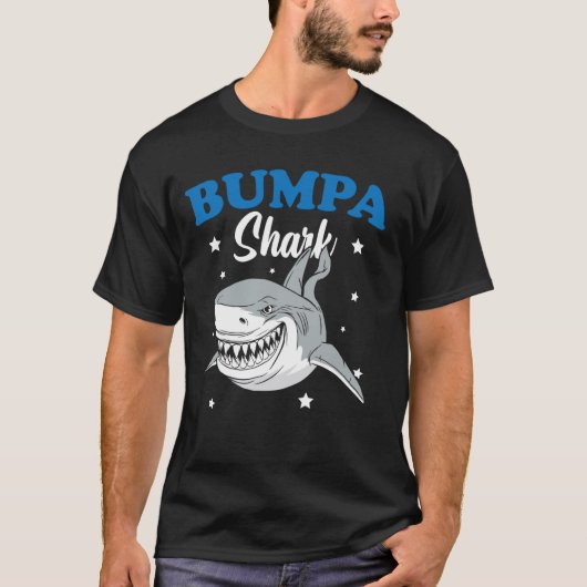 Opa Haai Rex Grappige Zeevis Roofdier Opa T-shirt (Voorkant)
