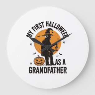 Opa Halloween Shirt Eerste enge opa_1 Grote Klok