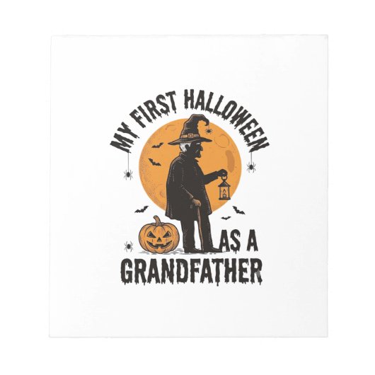 Opa Halloween Shirt Eerste enge opa_1 Notitieblok (Voorkant)