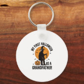 Opa Halloween Shirt Eerste enge opa_1 Sleutelhanger (Voorkant)