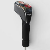 Opa heeft de moderne typografie foto opgericht golfheadcover (Schuin)